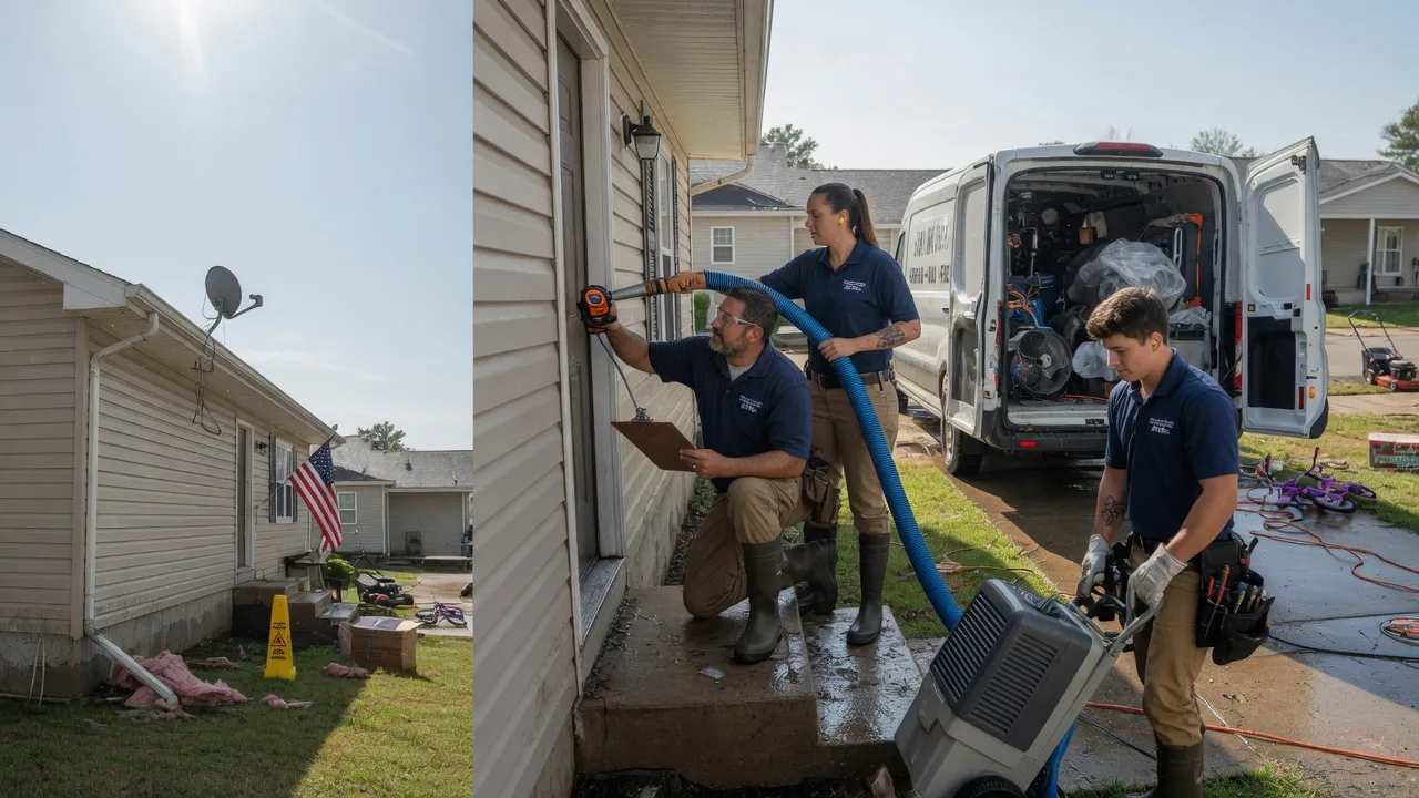 Ceiling Water Damage Restoration in Kemp, TX near me
